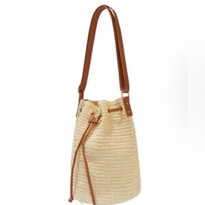 New Montce Ali Brown Bucket Bag